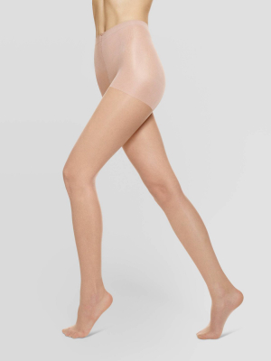 Hue Studio Women's So Sleek Sheer Control Top Tights