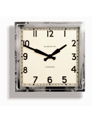 Quad Wall Clock In Chrome