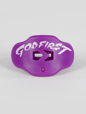 God First Hue Purple Football Mouthguard