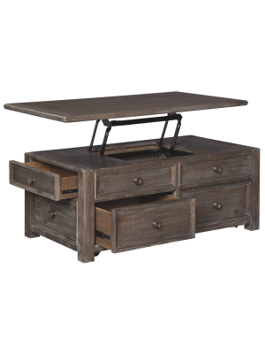 Wyndahl Coffee Table With Lift Top Rustic Brown - Signature Design By Ashley