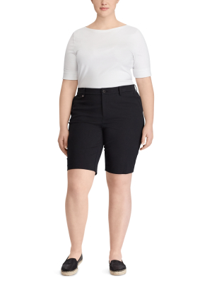 Stretch Cotton Twill Short