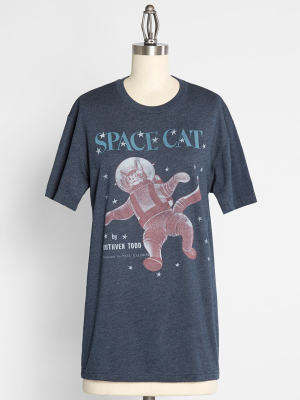 Spectacular Space Cat Graphic Tee