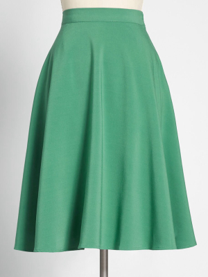 Just This Sway A-line Skirt