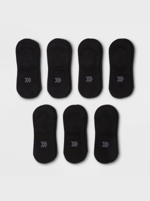 Women's Lightweight 6+1 Bonus Pack Liner Athletic Socks - All In Motion™ Black 4-10