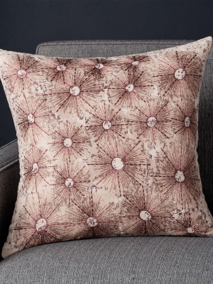 Stacia Blush Patterned Pillow 18"