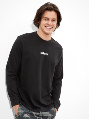 Ae Super Soft Long Sleeve Graphic T-shirt