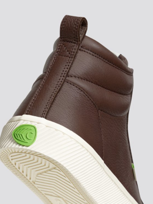 Oca High Brown Premium Leather Sneaker Men