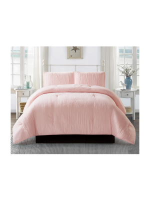 Lily Ny 3-pc Crinkle Comforter Sets