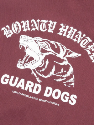 Bounty Hunter Guard Dogs Coach Jacket - Burgundy