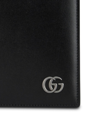 Gg Marmont Leather Card Case