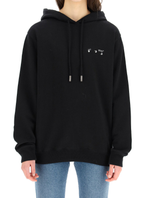 Off-white Logo Print Drawstring Hoodie