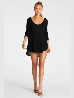 Drifter Beach Sweater - Black