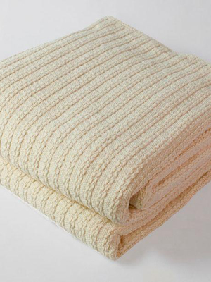 Harlow Henry Cable Knit Natural Blanket - 3 Available Sizes