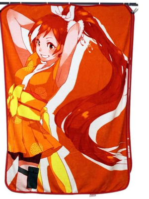 Just Funky Crunchyroll Hime Lightweight Fleece Throw Blanket | 45 X 60 Inches