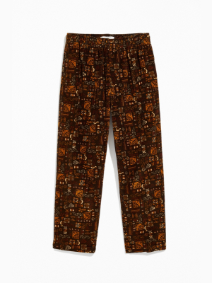 Uo Corduroy Cropped Beach Pant