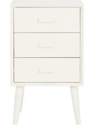 Porter 3 Drawer Chest Distressed White