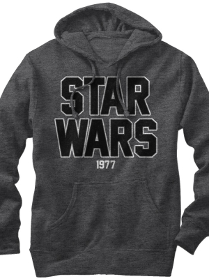 Men's Star Wars Bold Logo 1977 Pull Over Hoodie