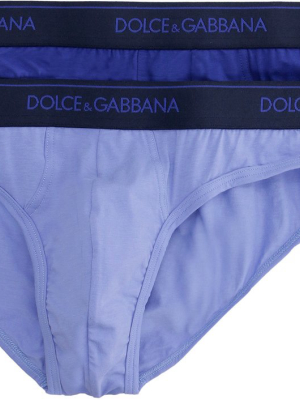Dolce & Gabbana Logo Band Two Pack Briefs