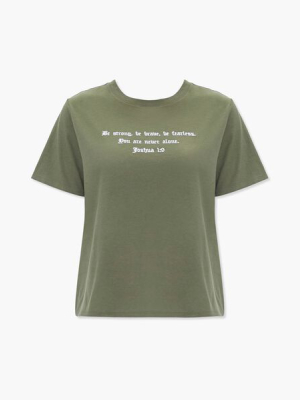 Plus Size Organic Cotton Bible Tee