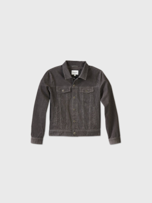 Men's Corduroy Trucker Jacket - Goodfellow & Co™ Gray