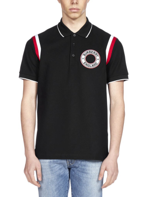 Burberry Logo Appliqué Polo Shirt