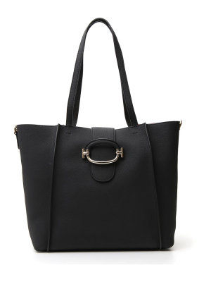 Tod's Monogram Plaque Tote Bag