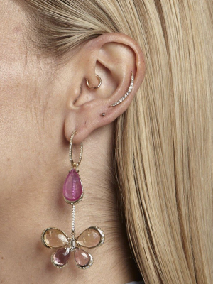 The Diamond Crescent Ear Climber