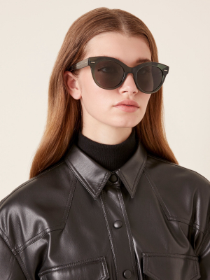 Georgica Oversized Cat-eye Sunglasses