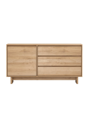 Oak Wave Sideboard In Various Sizes