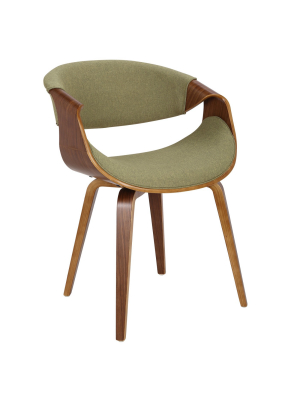 Curvo Mid-century Modern Dining Accent Chair - Lumisource