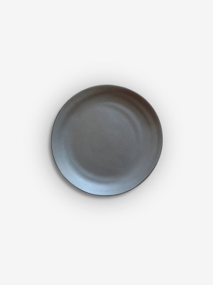 Ripple Small Plate In Dark Grey  By Urban Oasis