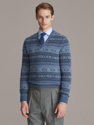 Fair Isle Cashmere Sweater