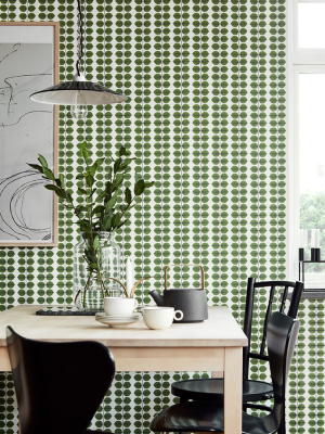 Leaf Green Bersa Wallpaper From The Scandinavian Designers Ii Collection By Brewster Home Fashions