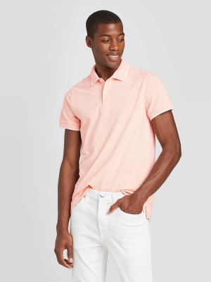 Men's Standard Fit Short Sleeve Loring Polo Shirt - Goodfellow & Co™