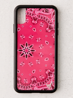 Wildflower Uo Exclusive Pink Rodeo Bandana Iphone Case