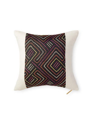 Kuba Cloth Lxxxv - Throw Pillow