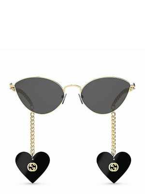 Gucci Eyewear Cat Eye Frame Sunglasses