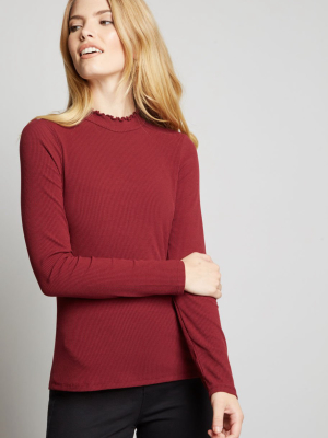 Admired Archivist Knit Top