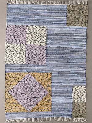 Urban Renewal Recycled Denim Woven Rug