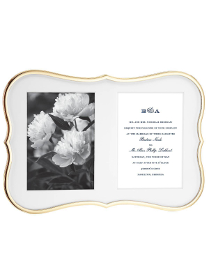 Crown Point™ Gold Double 5" X 7" Frame