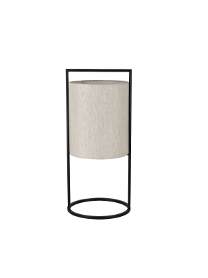 22.5" Led Fabric Up Light Table Lamp Black (includes Energy Efficient Light Bulb) - Project 62™