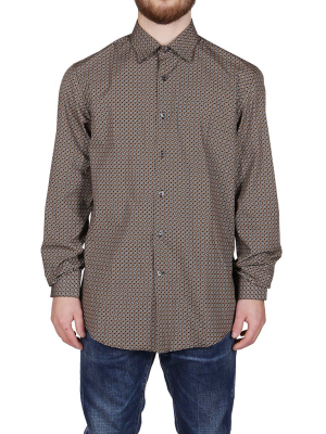 Salvatore Ferragamo Long Sleeved Sport Shirt