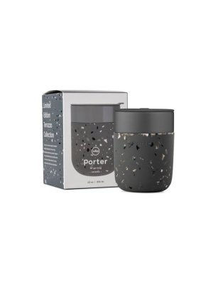 Charcoal Terrazzo Porter Mug