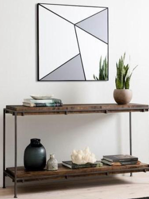 Simien Console Table-gunmetal