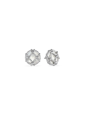 Isola Stud Earrings With Mother Of Pearl