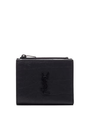 Saint Laurent Small Monogram Zipped Wallet