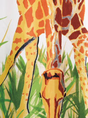 Hungry Giraffe Shower Curtain - Allure Home Creation
