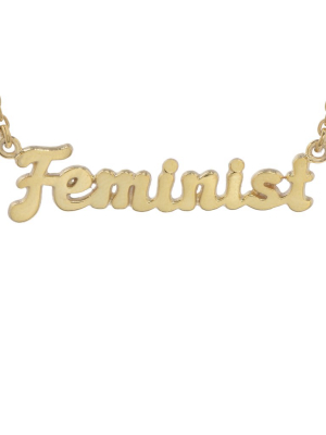 Feminist Necklace (bb X Me & You)
