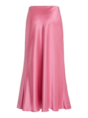 Razi Satin Midi Skirt