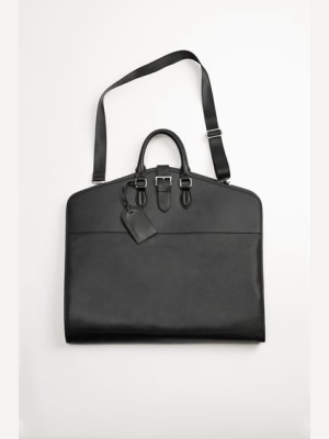 Black Embossed Garment Bag